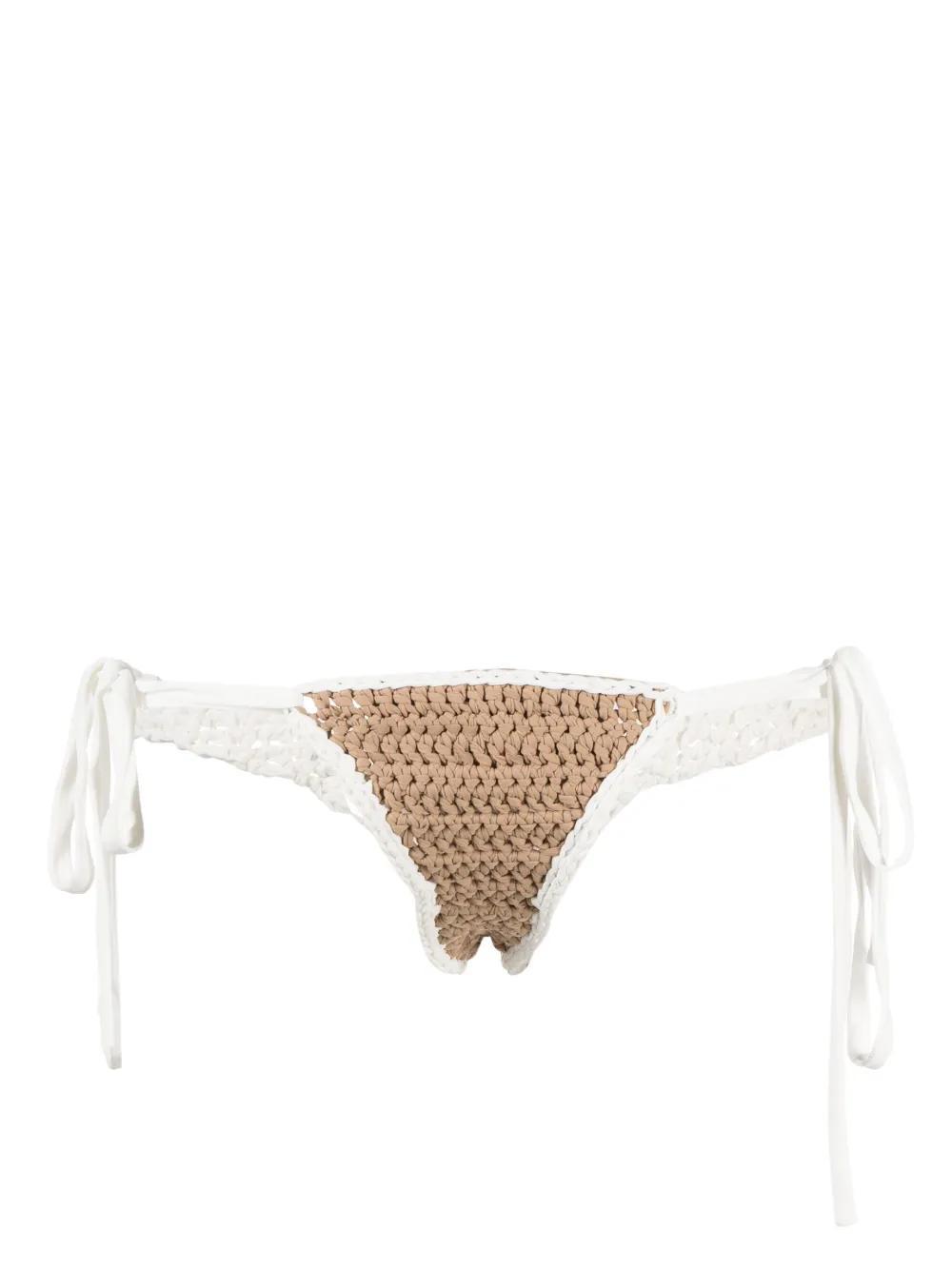 crochet-knit bikini bottom Product Image