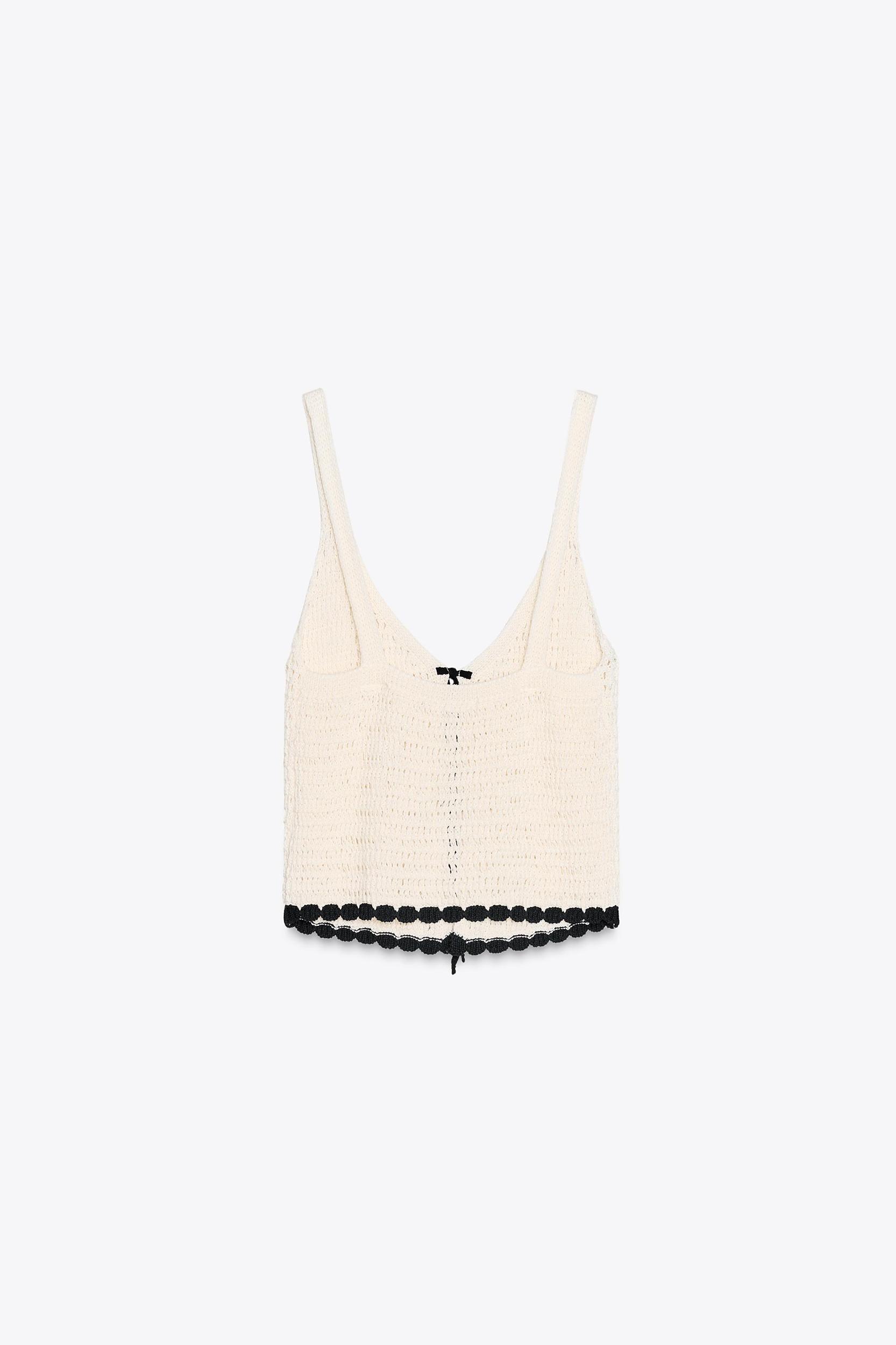 CROCHET TIE TOP Product Image