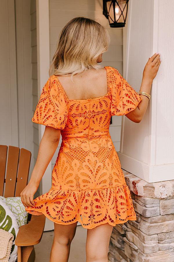 Best Party Ever Crochet Mini Dress Product Image