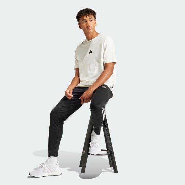 adidas Sereno AEROREADY Cut 3-Stripes Regular Slim Tapered Pants Black L Mens Product Image