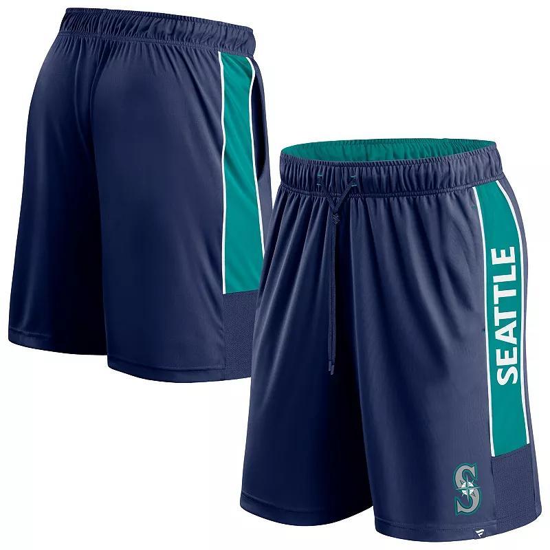 Men's Fanatics Navy Seattle Mariners Win The Match Defender Shorts, Size: XL, Blue Product Image