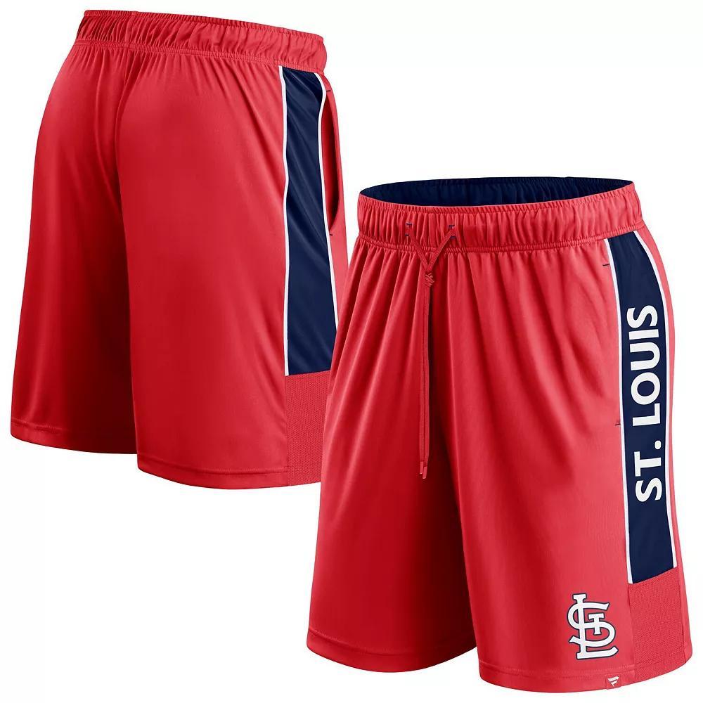 Men's Fanatics Branded Red St. Louis Cardinals Win The Match Defender Shorts, Size: Large Product Image