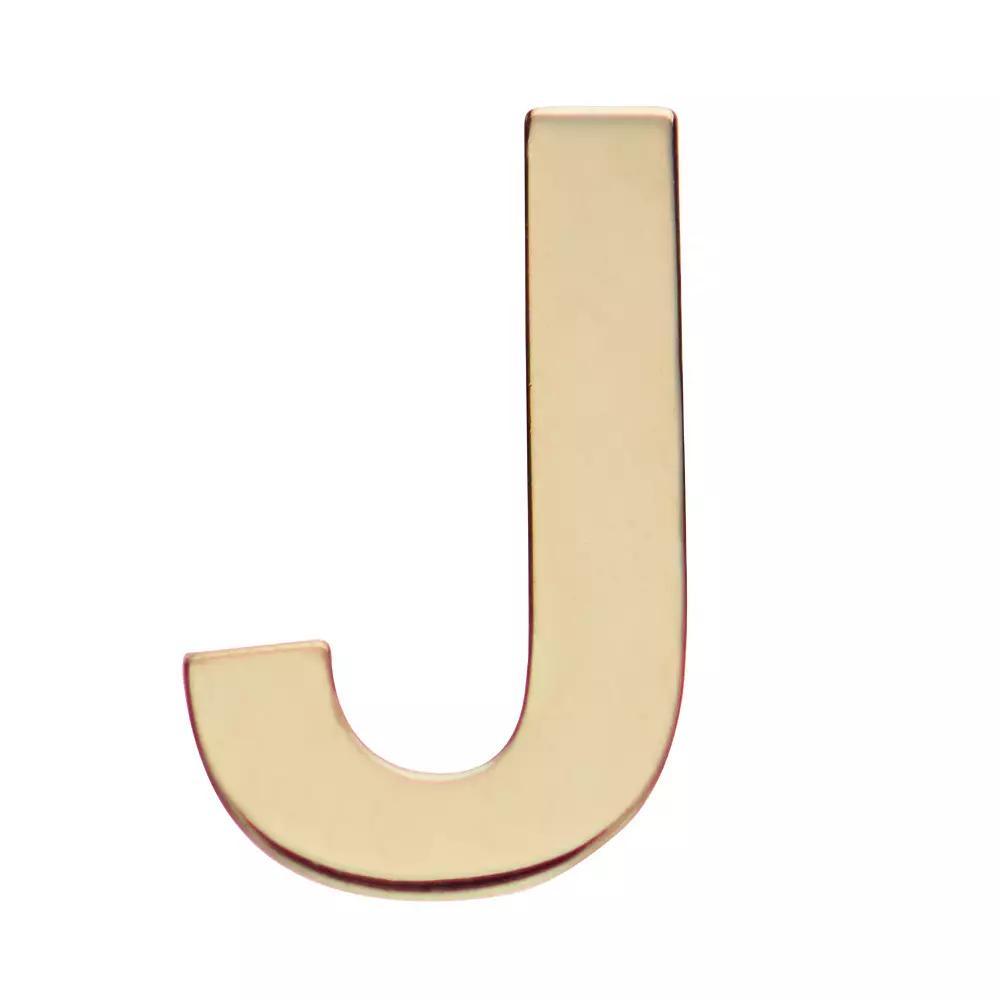 Au Naturale 14k Gold Initial Single Stud Earring, Women's Product Image