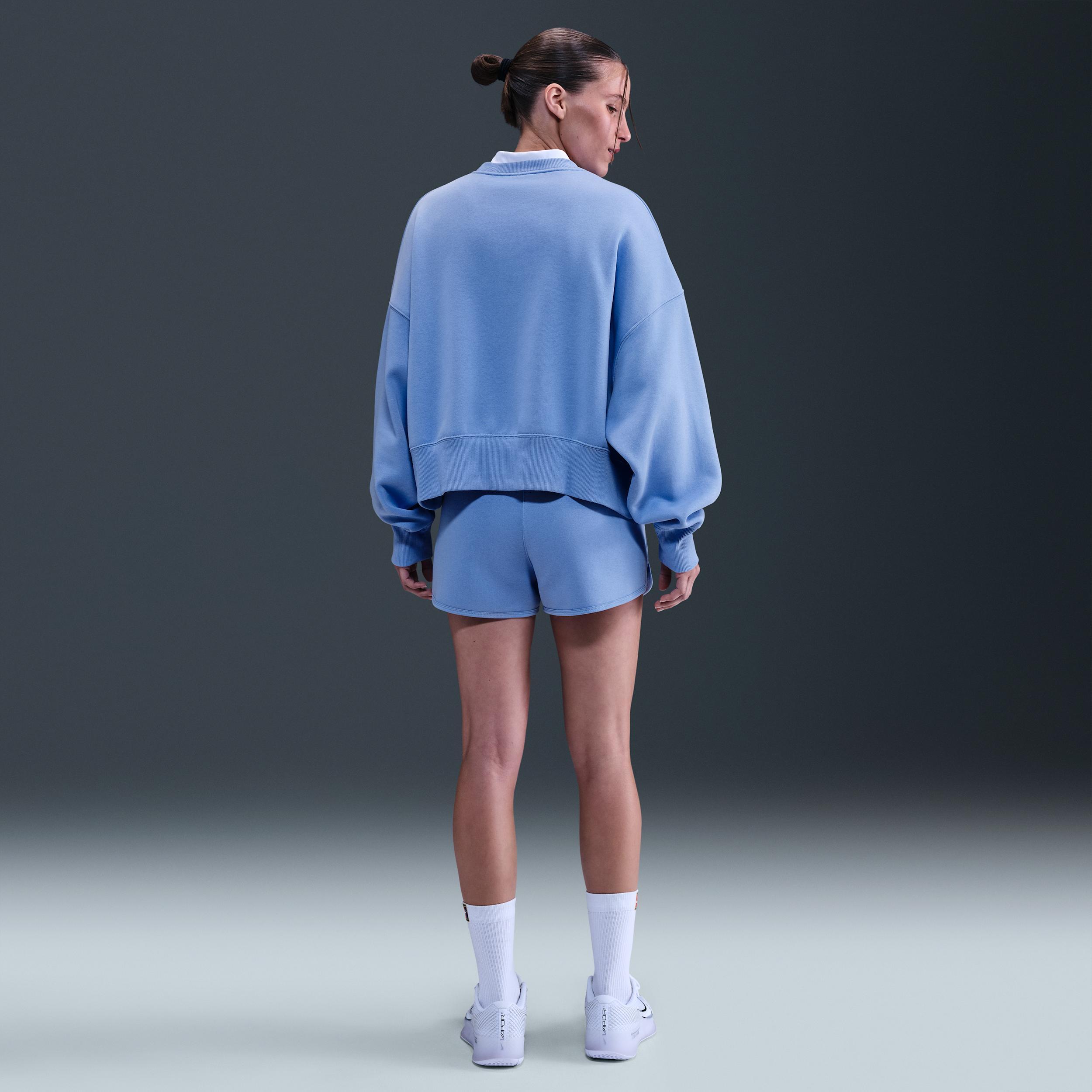 Nike Women's Court Heritage Phoenix Fleece Over-Oversized Crew-Neck Sweatshirt Product Image
