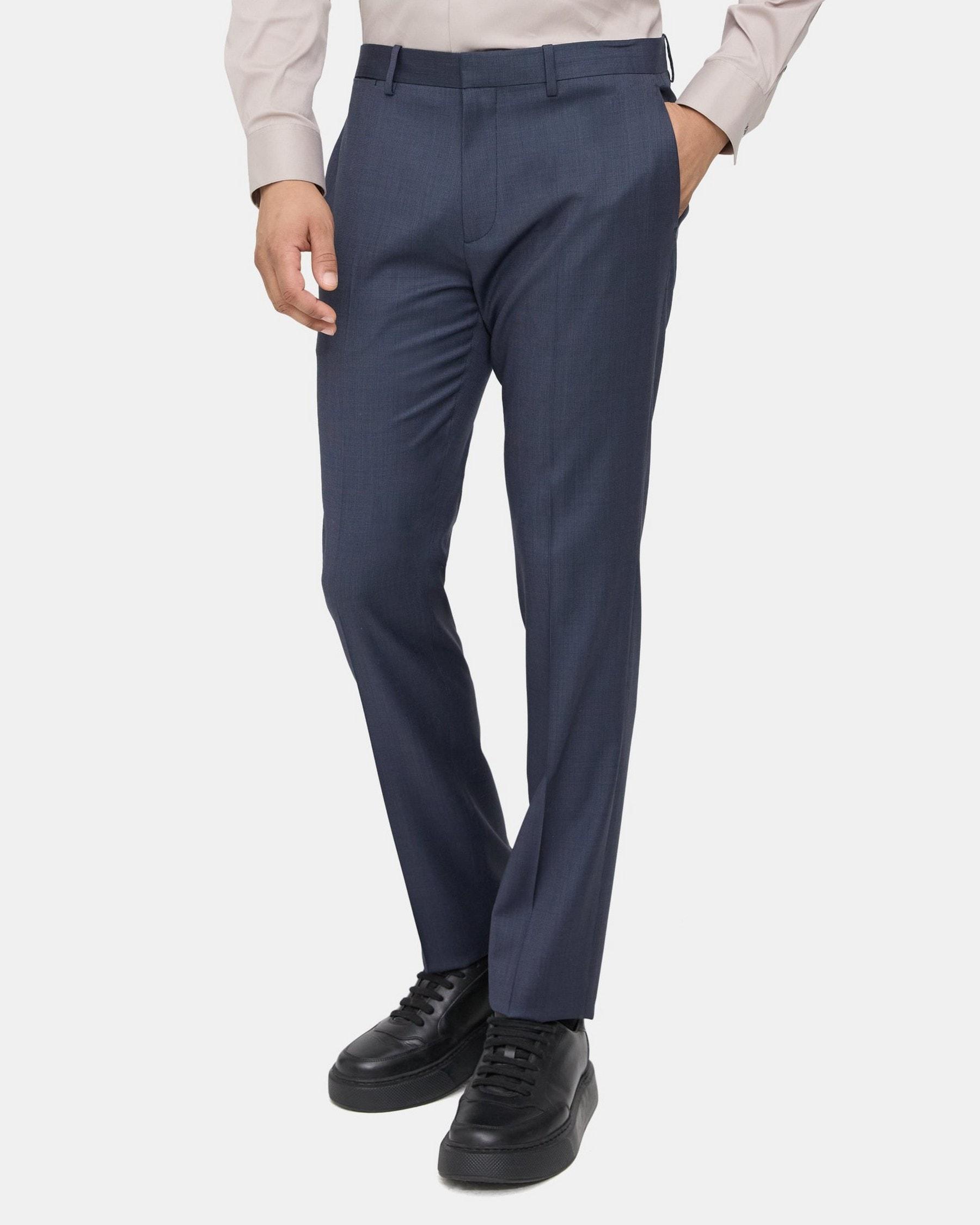 Slim-Fit Suit Pant in Grid Wool Product Image