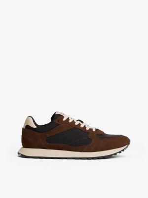 Mixed-Texture Suede Sneaker Product Image
