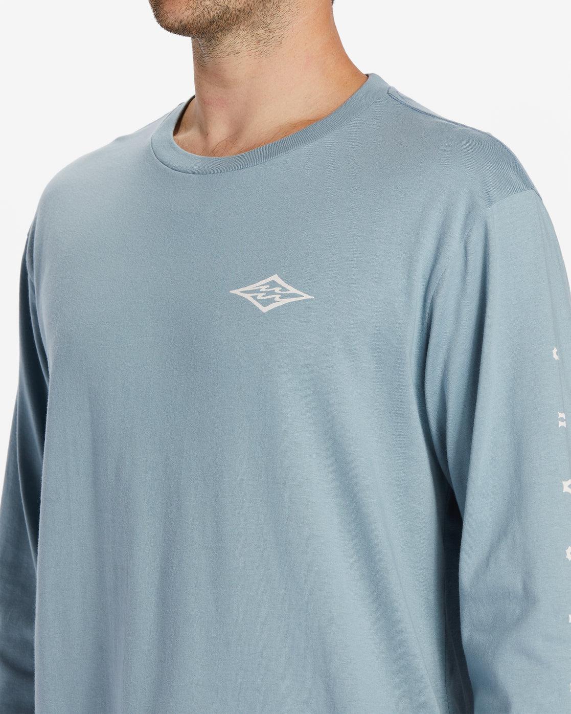 Unity Long Sleeve T-Shirt - Washed Blue Male Product Image