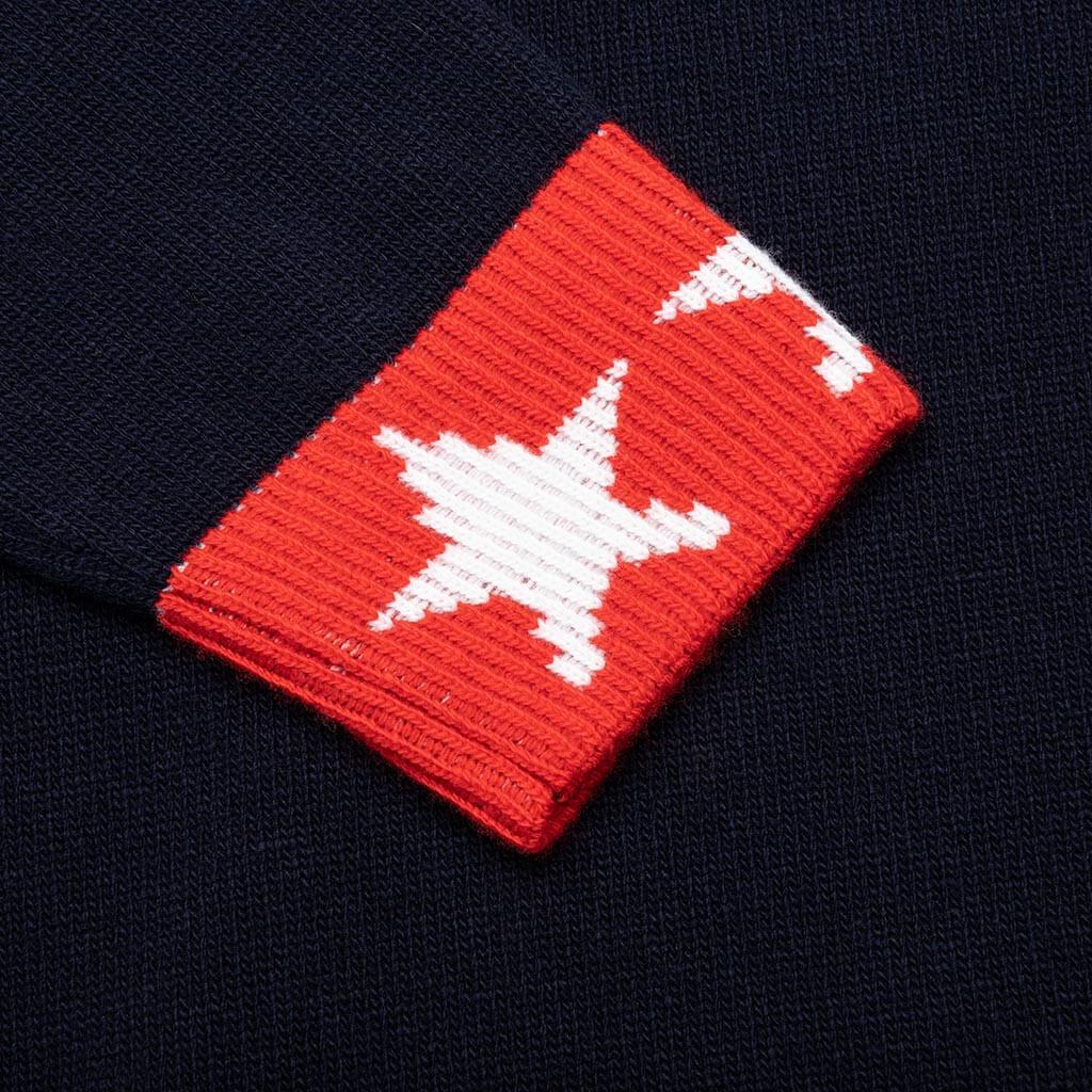 Sweater - Navy/Red Male Product Image