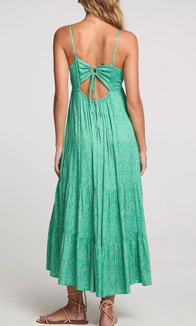 Seren Midi Dress in Jade Product Image