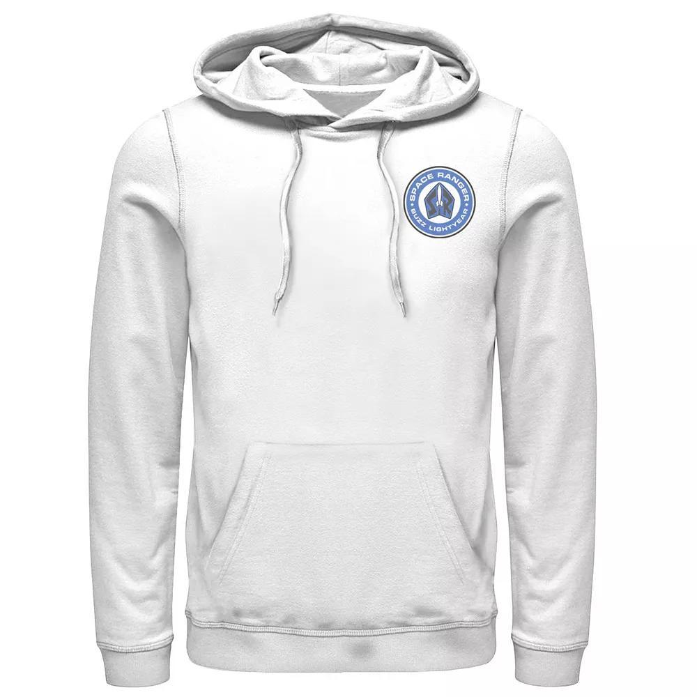 Disney's Aladdin Men's Live Action Genie's Lamp Pocket Logo Hoodie, Size: XL, White Product Image