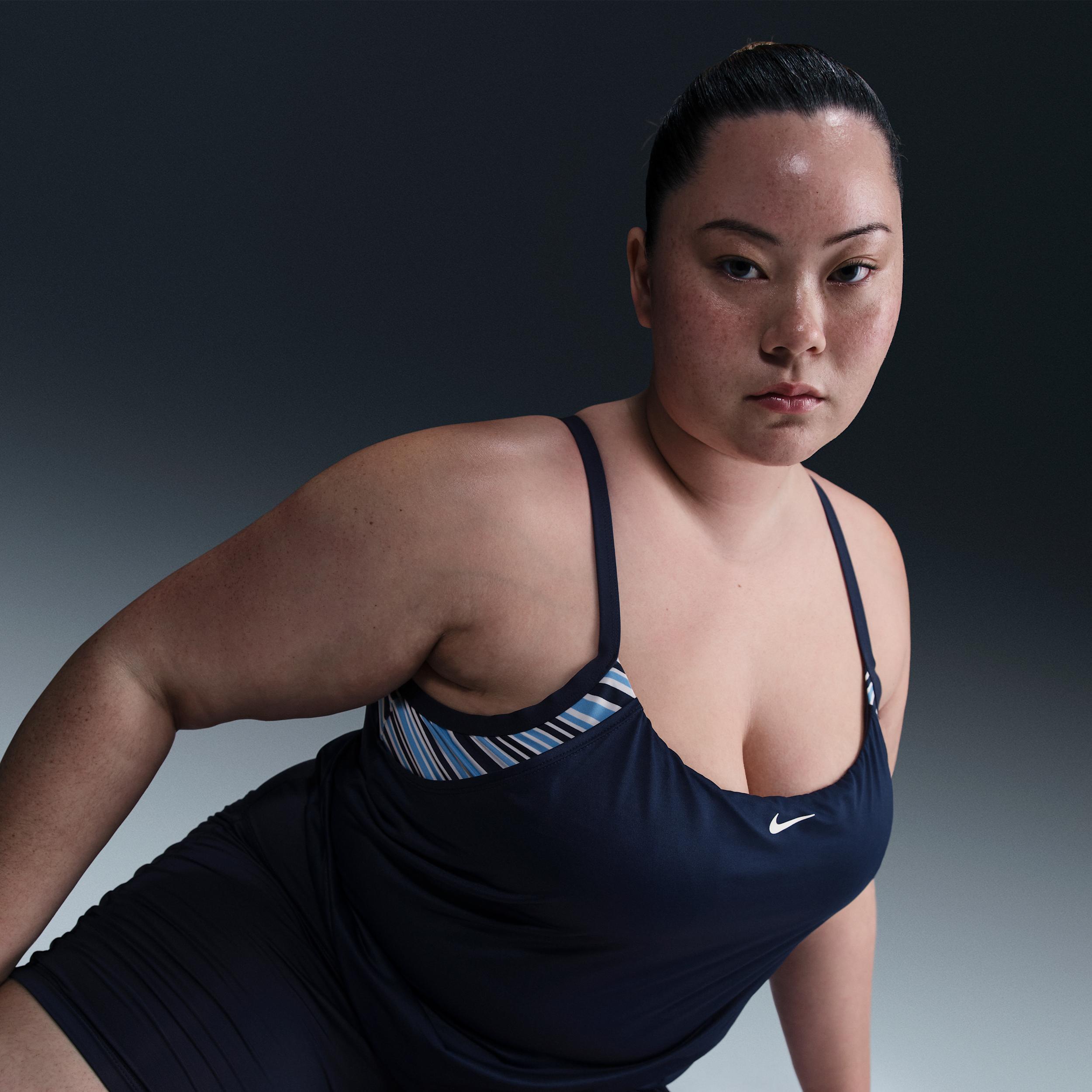 Nike Women's Swim Layered Tank Topini (Extended Sizing) Product Image
