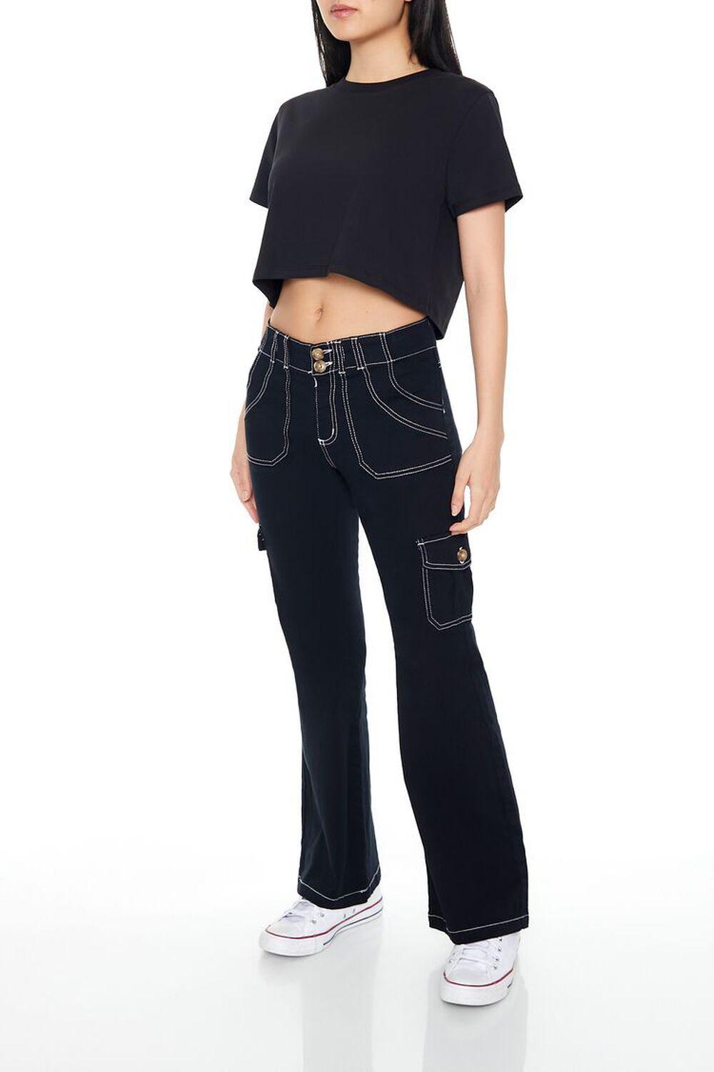 Cargo Flare Pants | Forever 21 Product Image