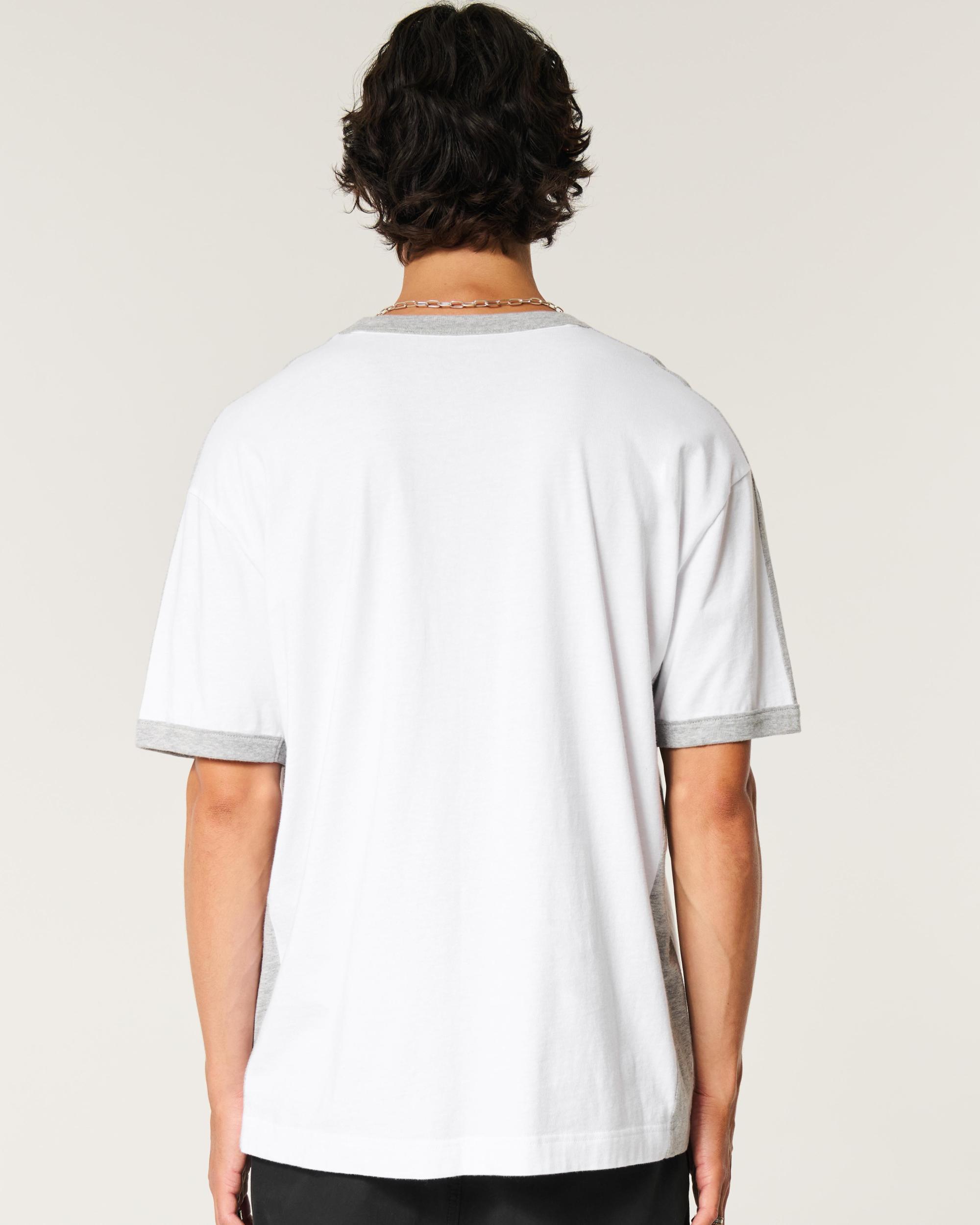 Boxy Ringer Crew T-Shirt Product Image