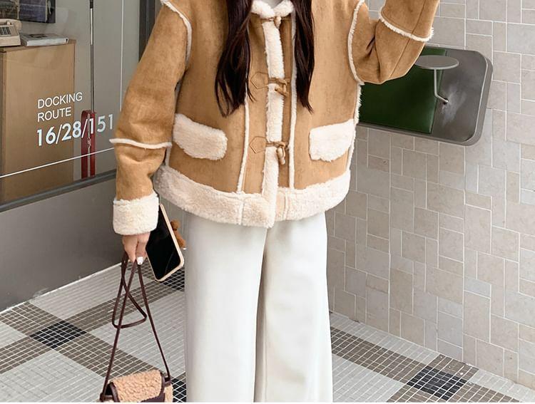 Faux Fur Toggle Coat Product Image