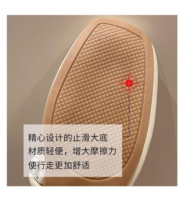 Faux Pearl Lace Flats Product Image