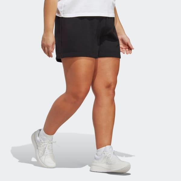 Plus Size adidas Essentials Linear French Terry Shorts, Womens Product Image