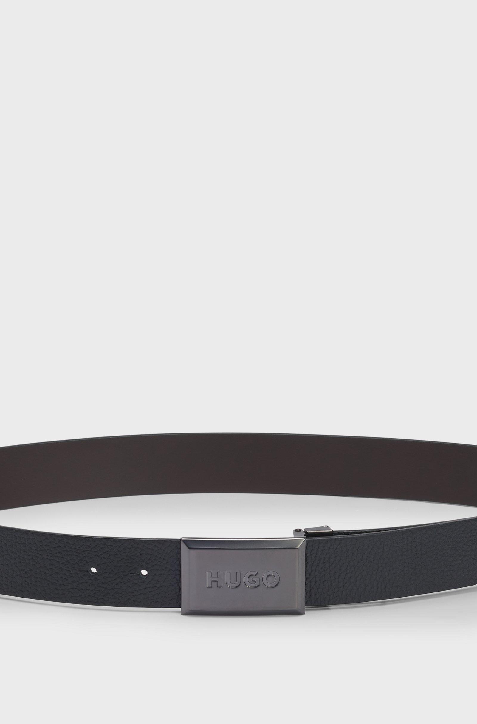 HUGO BOSS Logo-buckle Belt In Black Product Image