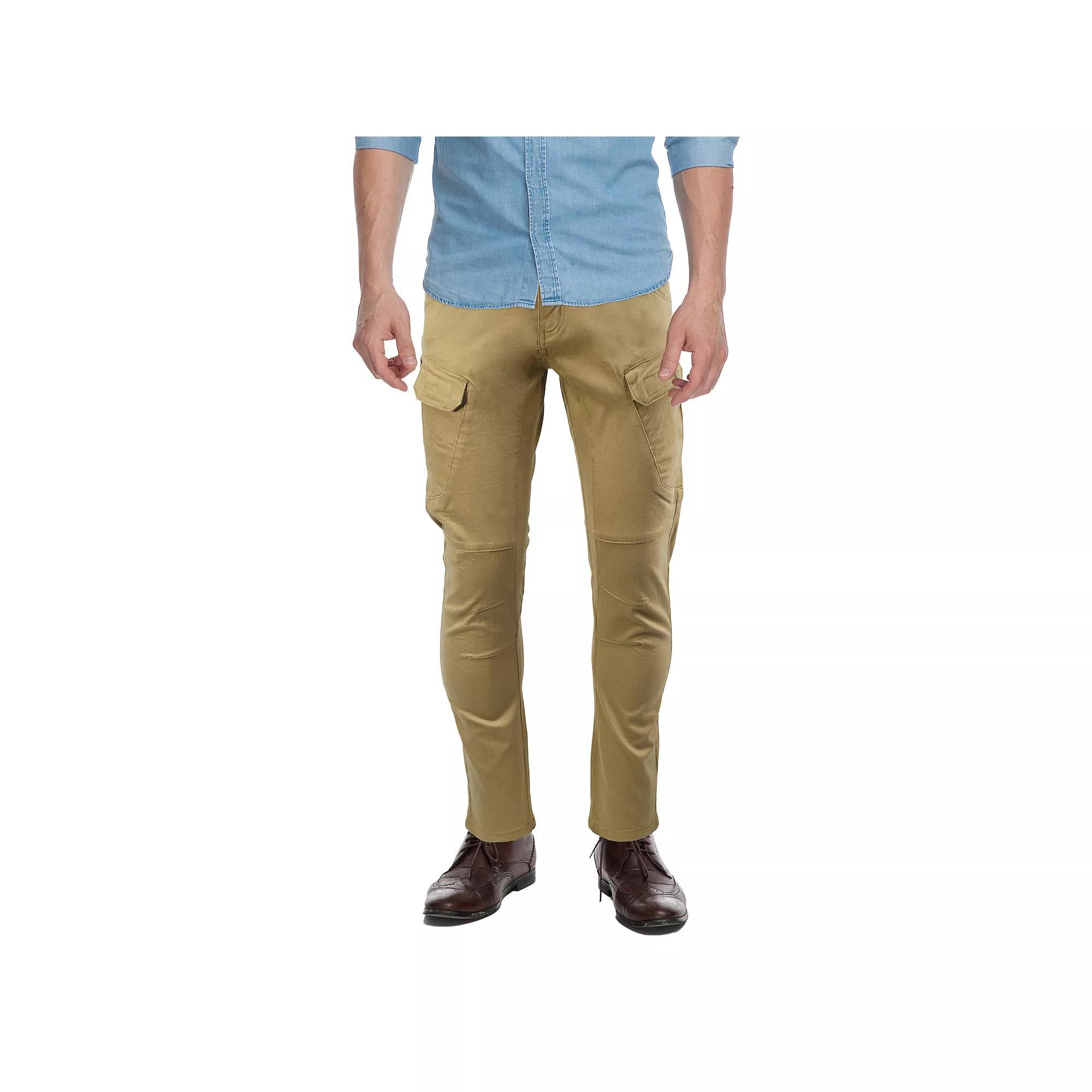 Men's Xray Fitted Flex Cargo Pants, Size: 36 X 32, Grey Product Image