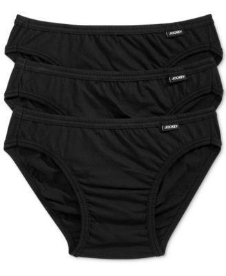 Men's Jockey® 3-pack Elance Bikini Briefs, Size: XL, White Product Image