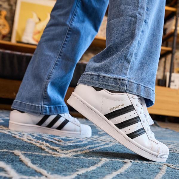 adidas Originals Womens adidas Originals Superstar - Womens Basketball Shoes Cloud White/Cloud White/Cloud White Product Image