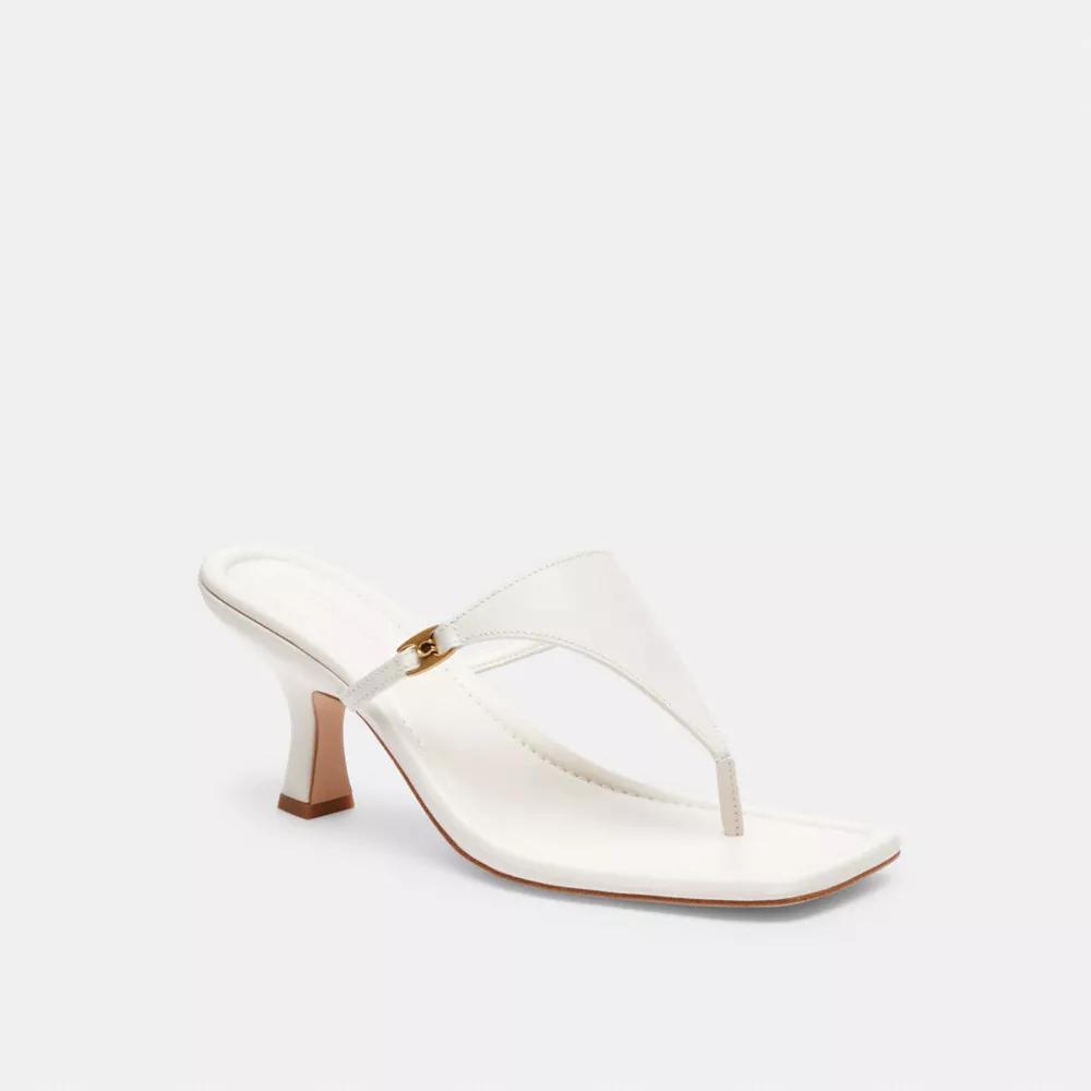 Heritage C Plaque Thong Sandal Product Image
