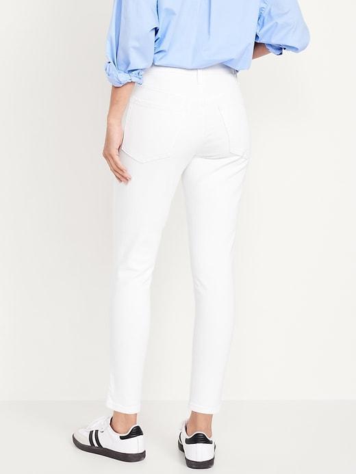 High-Waisted Button-Fly OG Straight Ankle Jeans Product Image