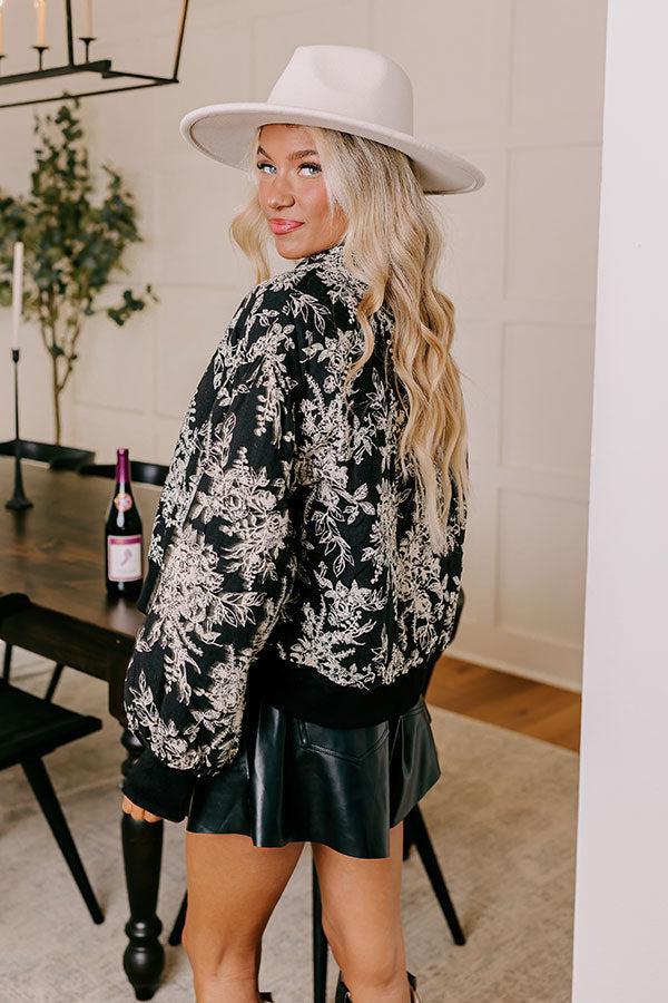Brooklyn Babe Floral Bomber Jacket Product Image