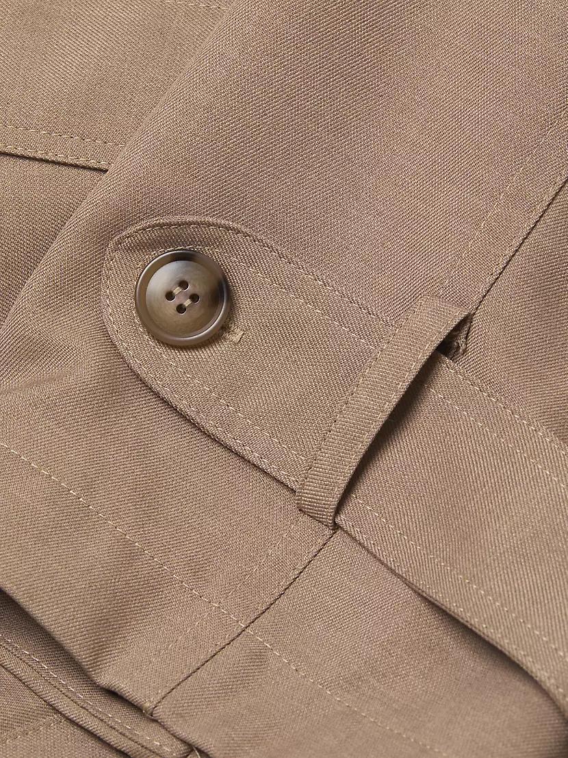 Julia Short Wool Trench Coat Product Image