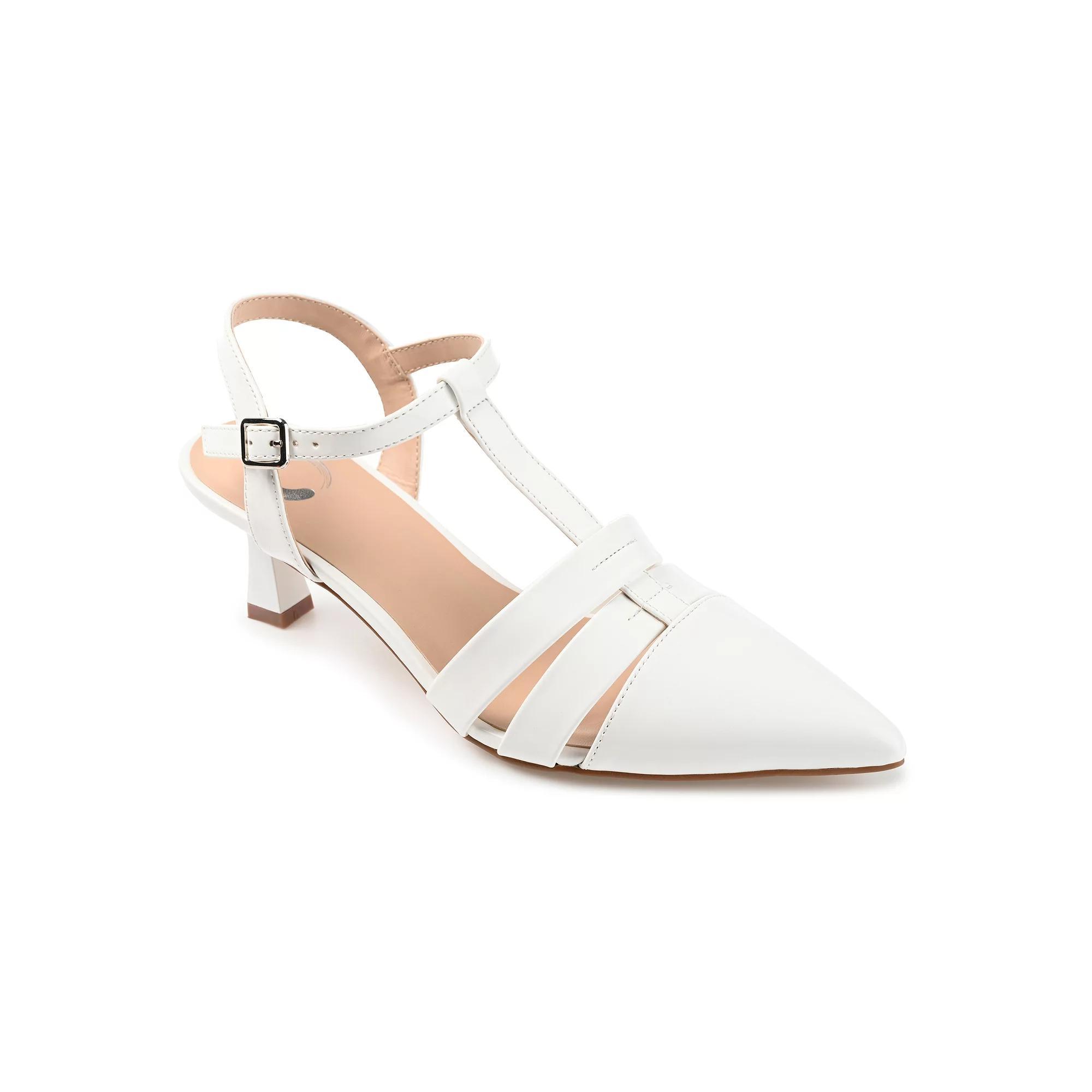 Journee Jazlynn Women's Pumps, Size: 9.5, White Product Image