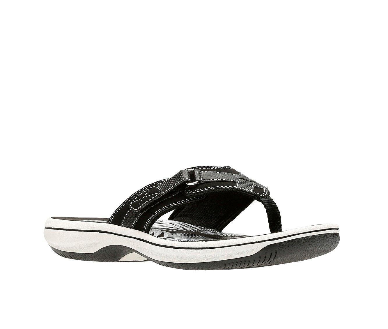 Women's Clarks Breeze Sea Flip-Flops Product Image