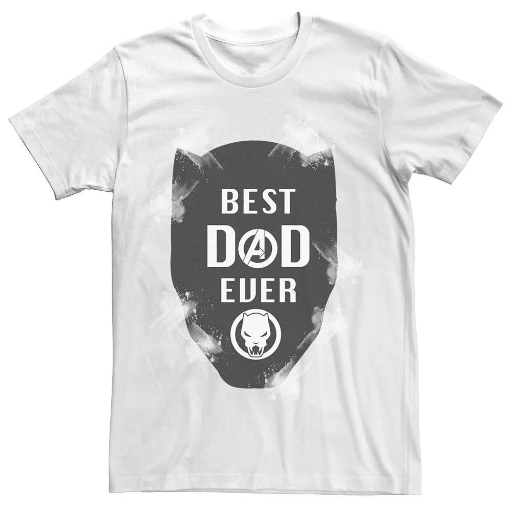 Men's Marvel Best Dad Graphic Tee, Size: Small, White Product Image