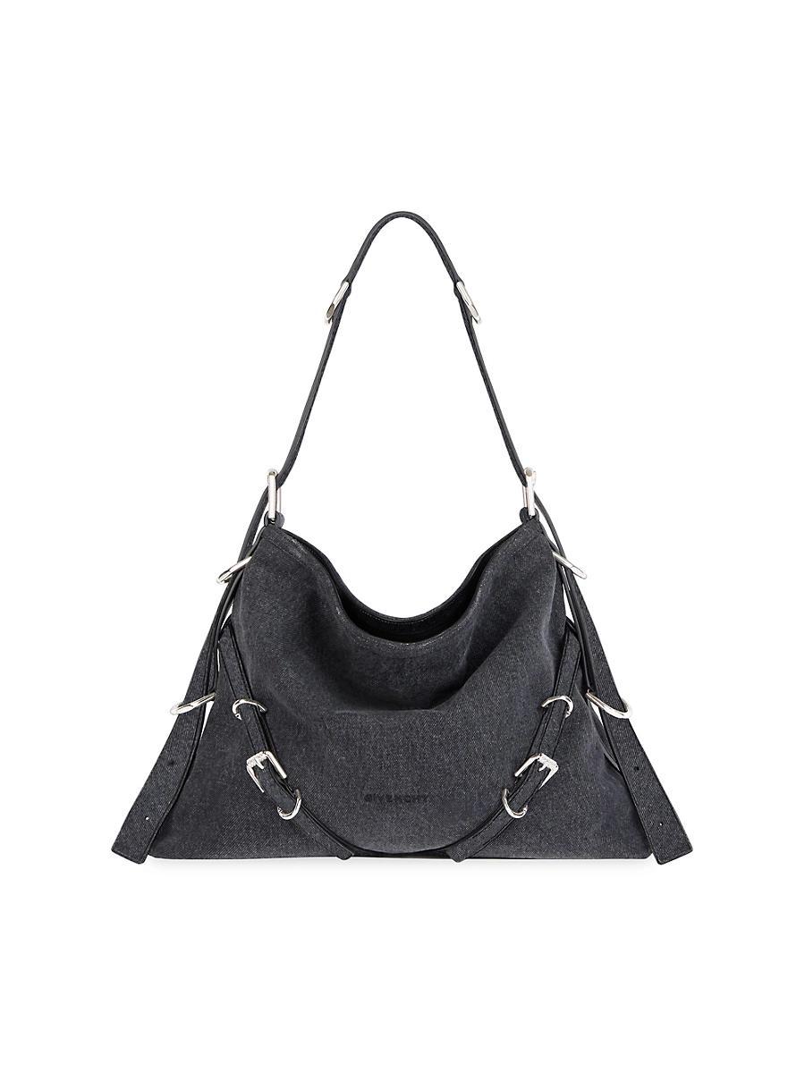 Womens Medium Voyou Bag In Denim Product Image