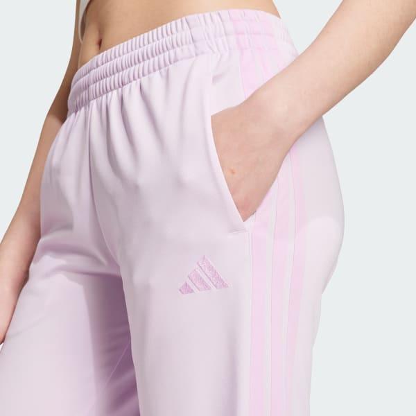 adidas Tricot 3-Stripes Track Pants Ice Lavender L Womens Product Image