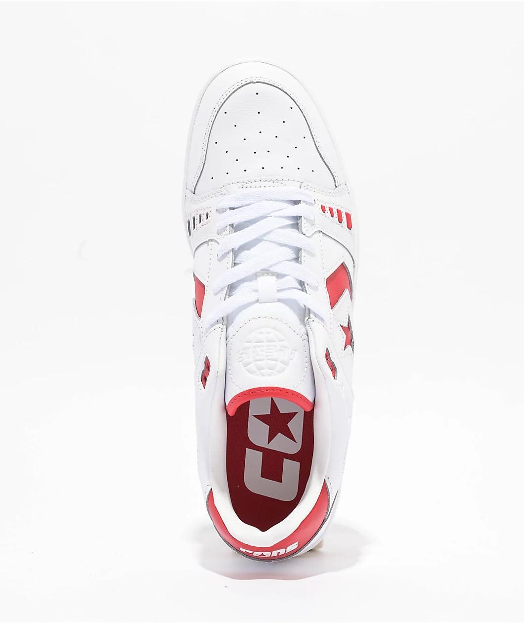 Converse AS-1 Pro White & Red Skate Shoes Product Image