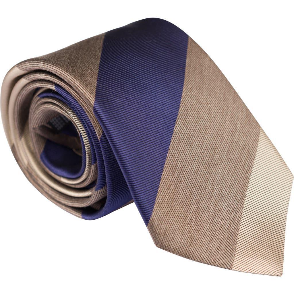 Elizabetta La Vigna - Extra Long Printed Silk Tie for Men in Navy at Nordstrom Product Image