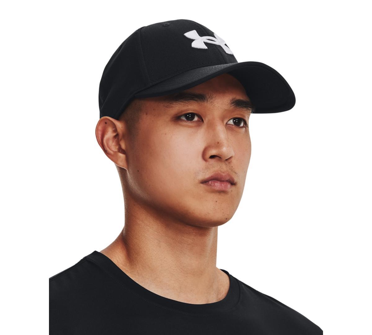 Men's Under Armour Blitzing Stretch-Fit Hat, Size: Medium/Large, Black Black Product Image