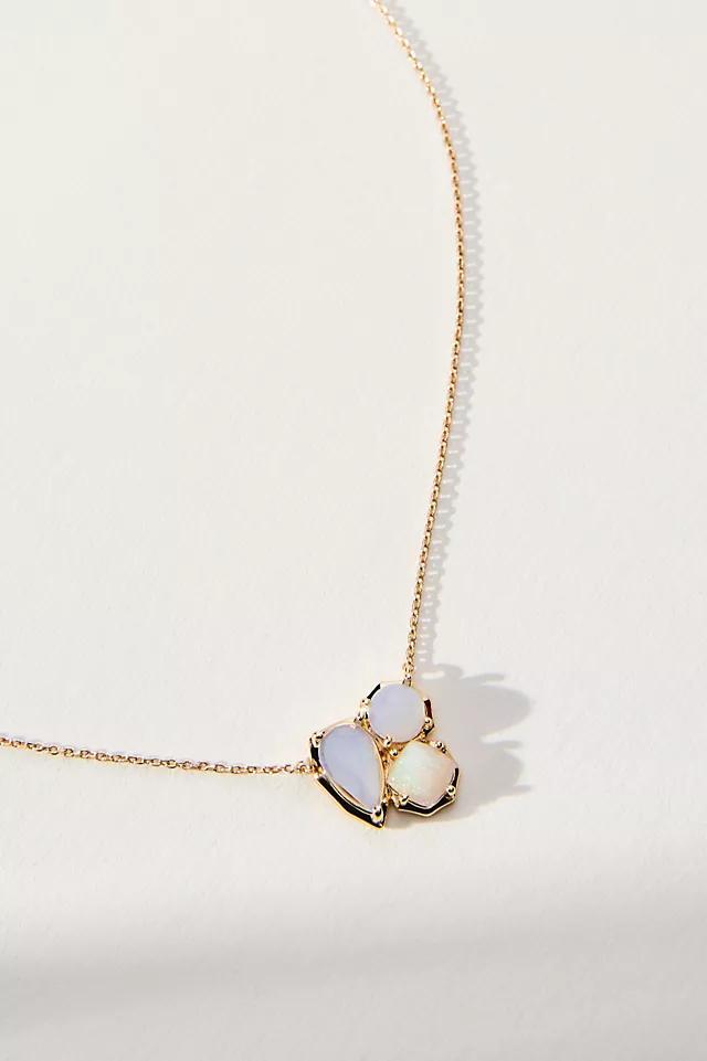 Dainty Crystal Cluster Necklace Product Image