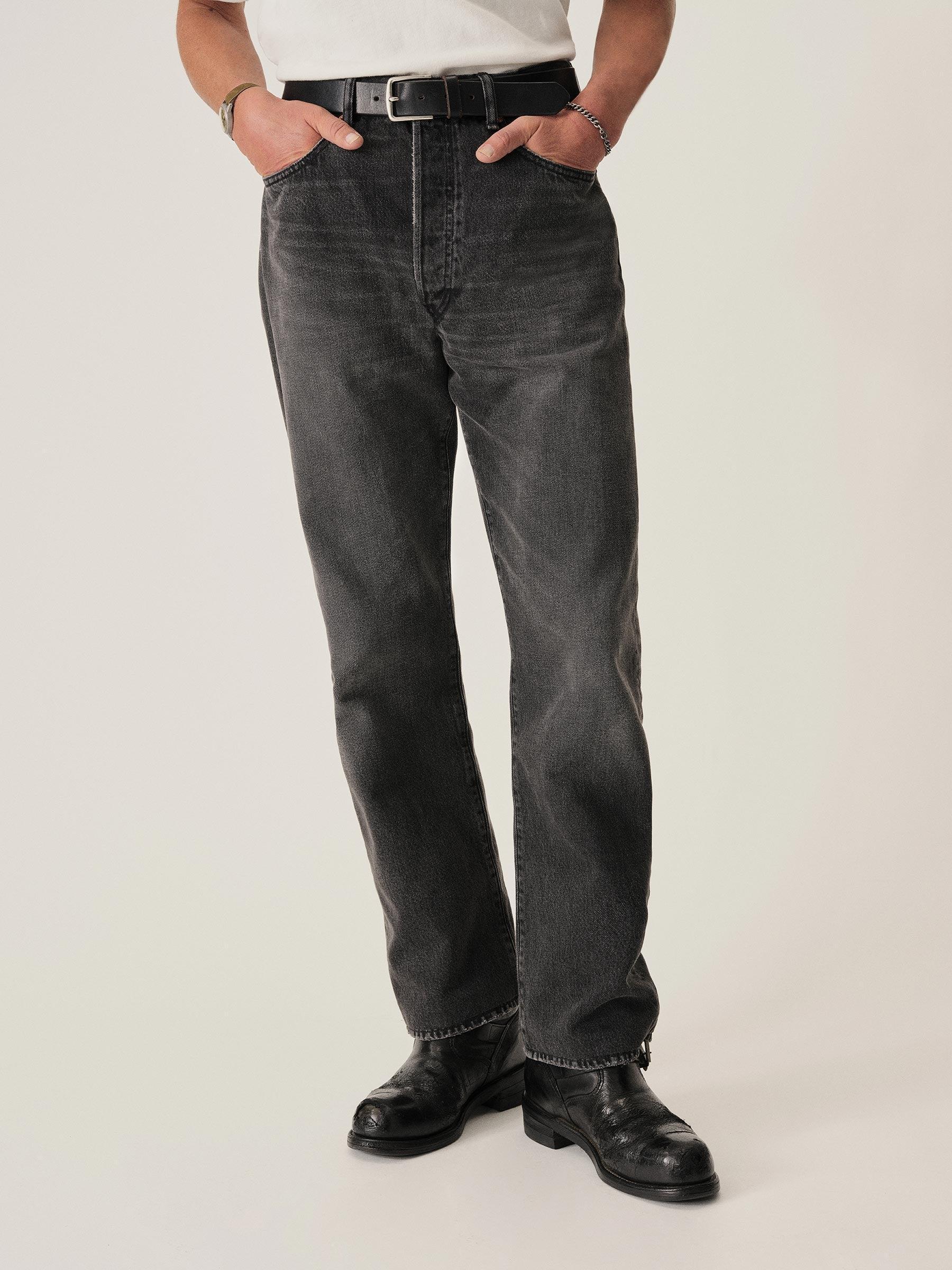 B010 Japanese Denim Full Saddle Jean Product Image