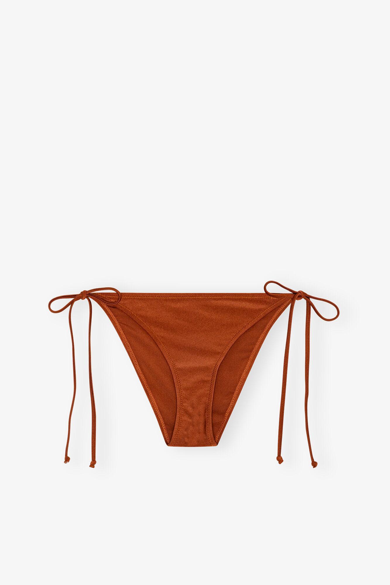 Brown String Bikini Briefs Product Image