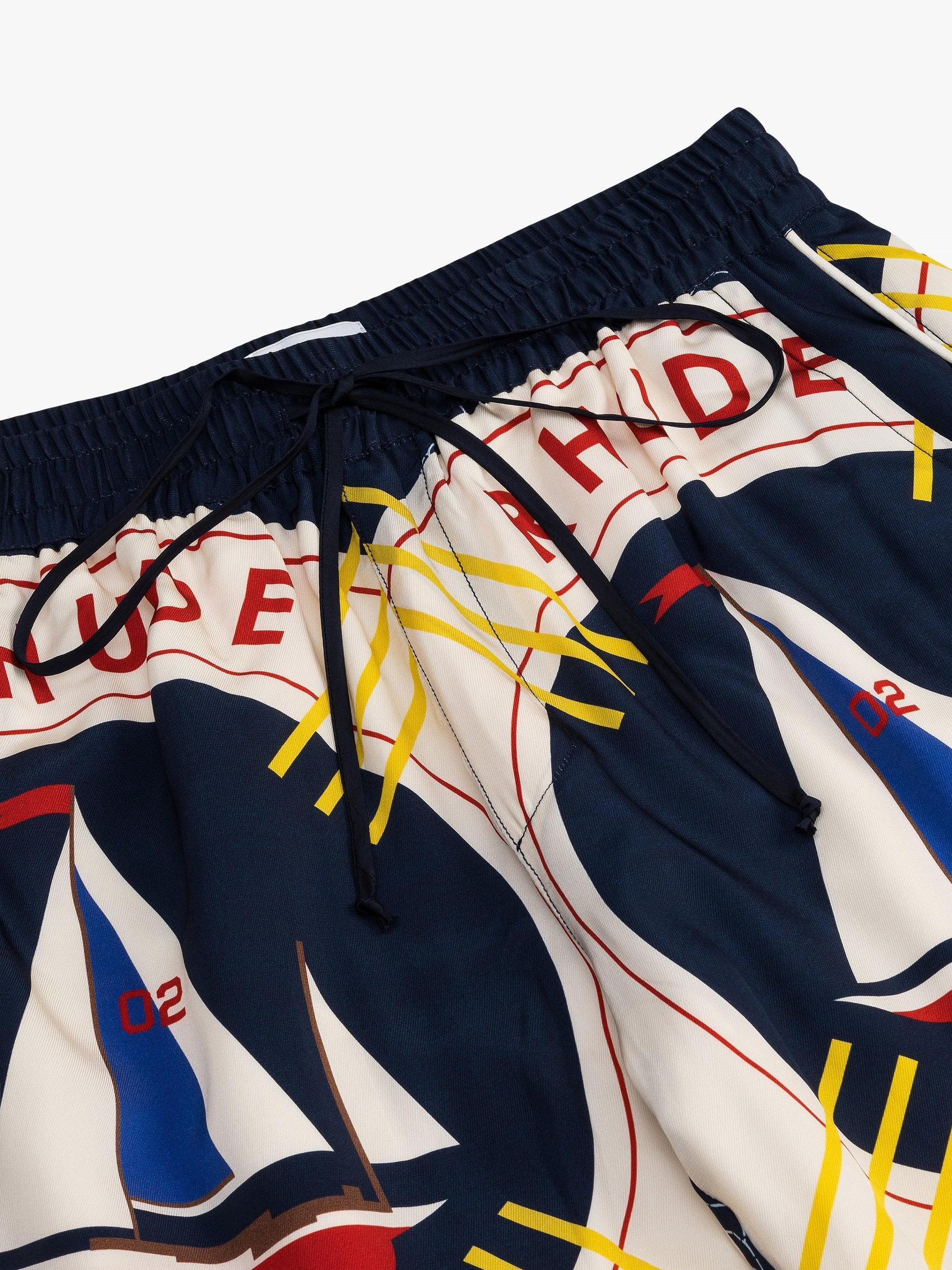 RHUDE FLAG SAIL LS SILK SHIRT Male Product Image