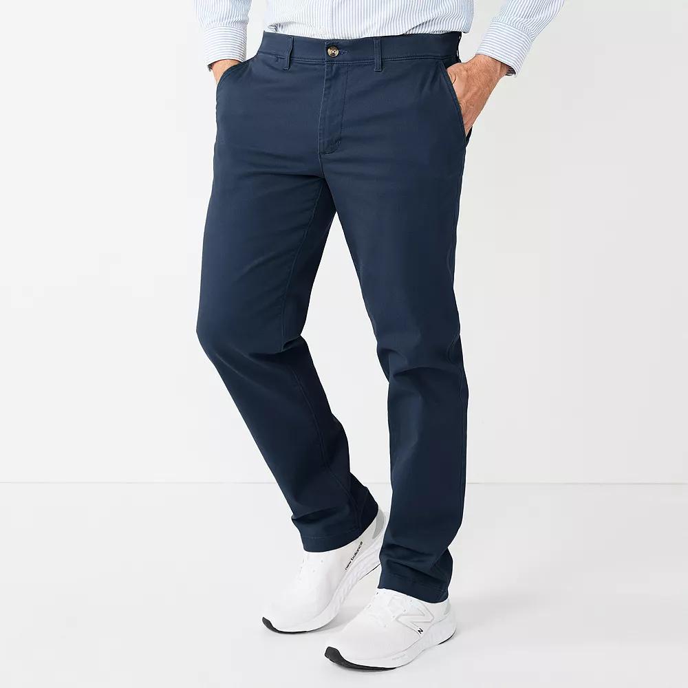 Men's Sonoma Goods For Life® Flexwear Straight-Fit Chinos, Size: 32X34, Dark Green Product Image