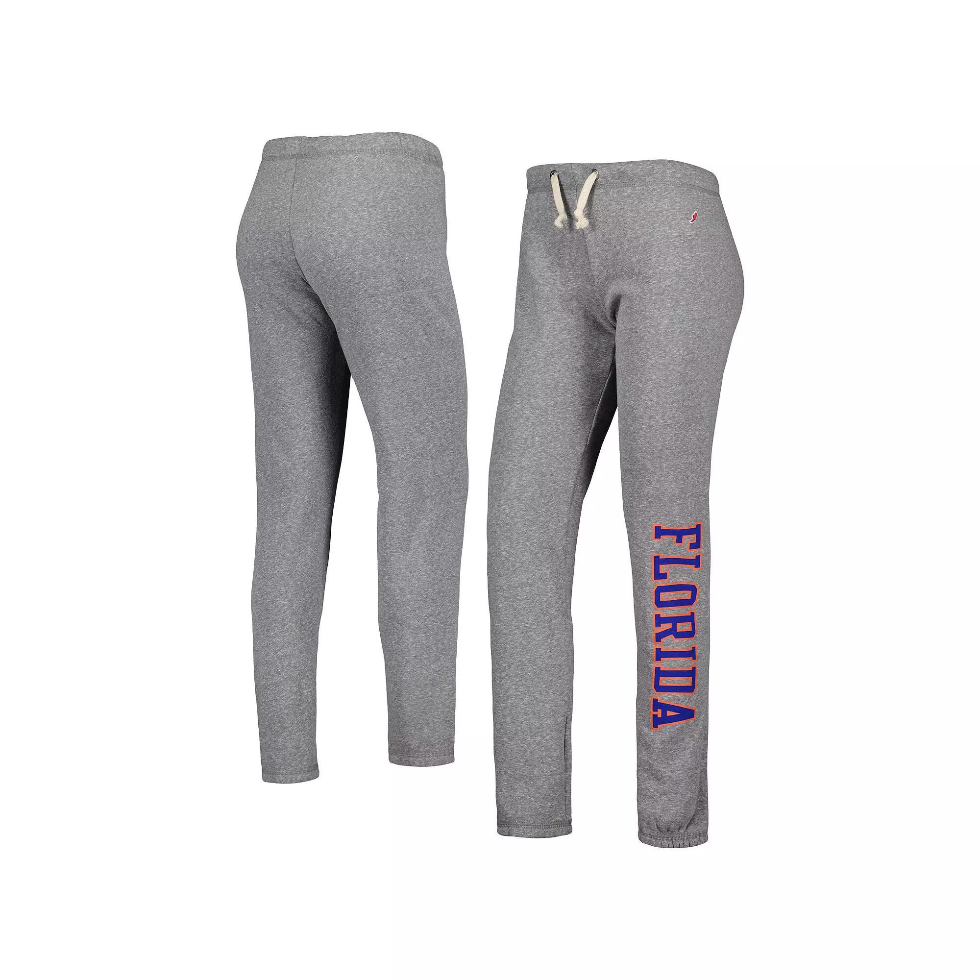 Women's League Collegiate Wear Heather Gray Florida Gators Victory Springs Tri-Blend Jogger Pants, Size: XL, Grey Product Image
