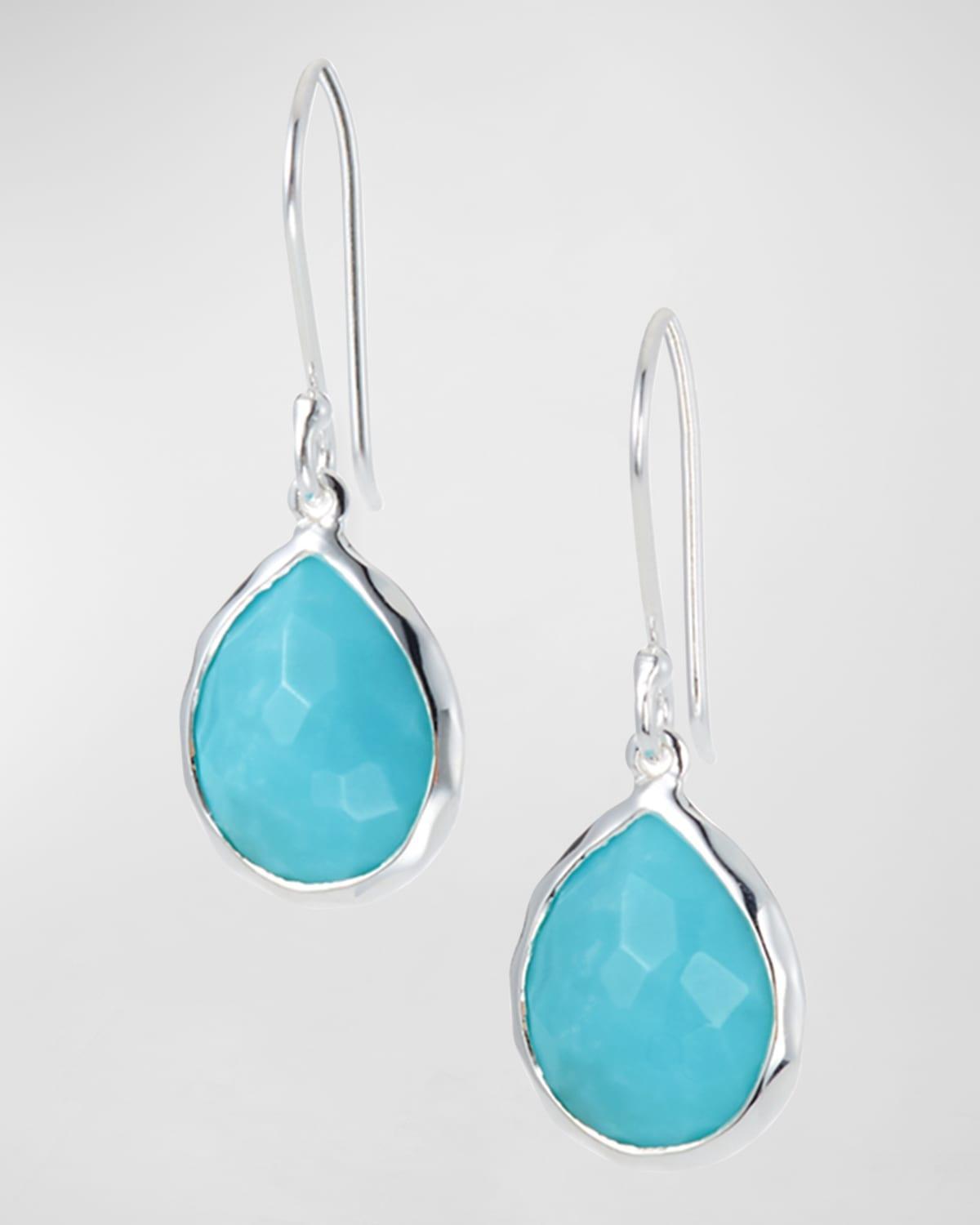 Ippolita Sterling Silver Rock Candy Mother of Pearl, Lapis, Rock Crystal Triplet Teardrop Drop Earrings Product Image