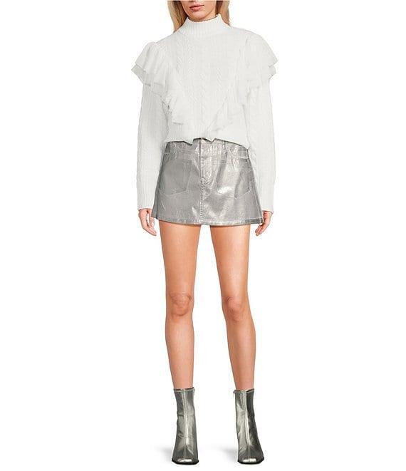 GB Tulle Cable Knit Sweater Product Image
