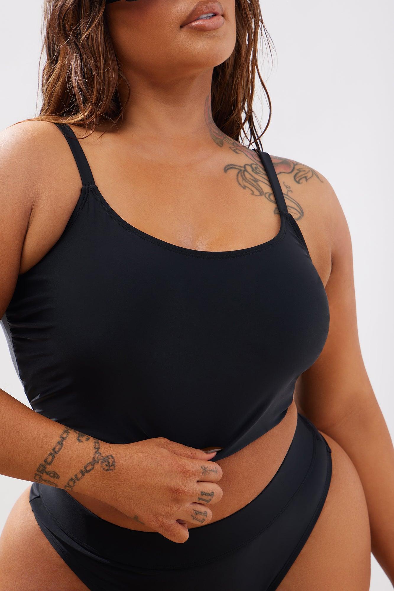 Beach Weather 2 Piece High Rise Bikini - Black Product Image