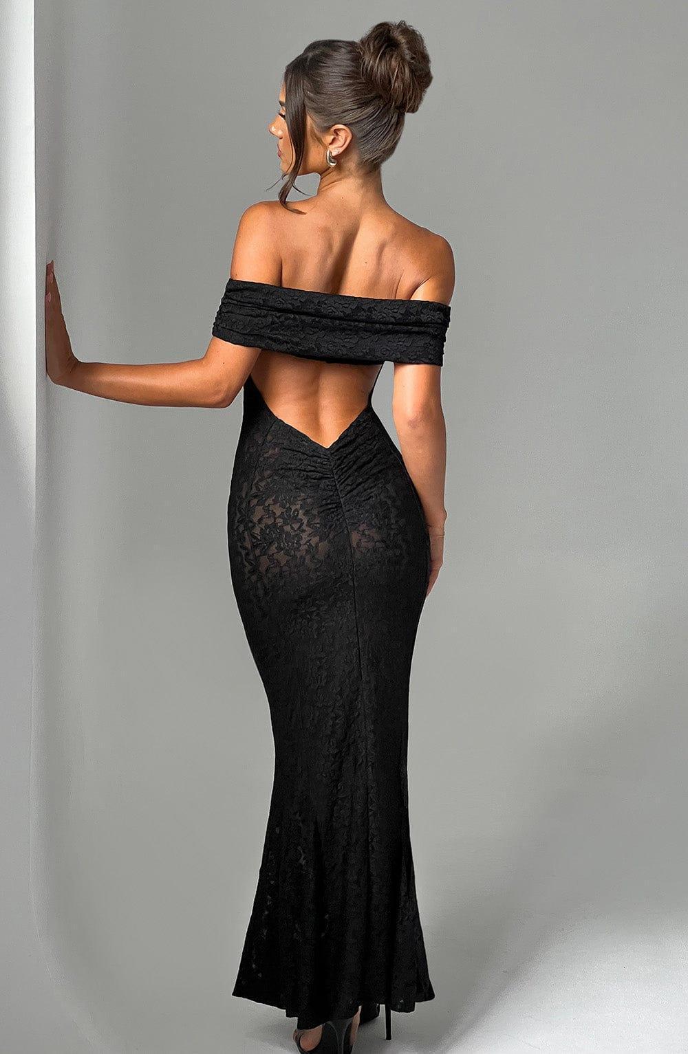 Stephanie Maxi Dress - Black Product Image