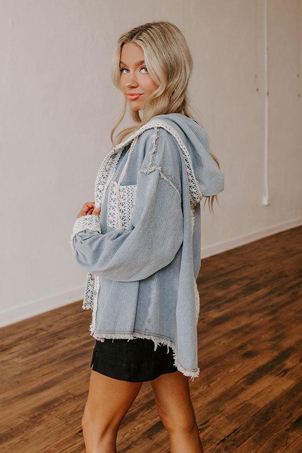 Tucson Mornings Lightweight Denim Jacket Product Image