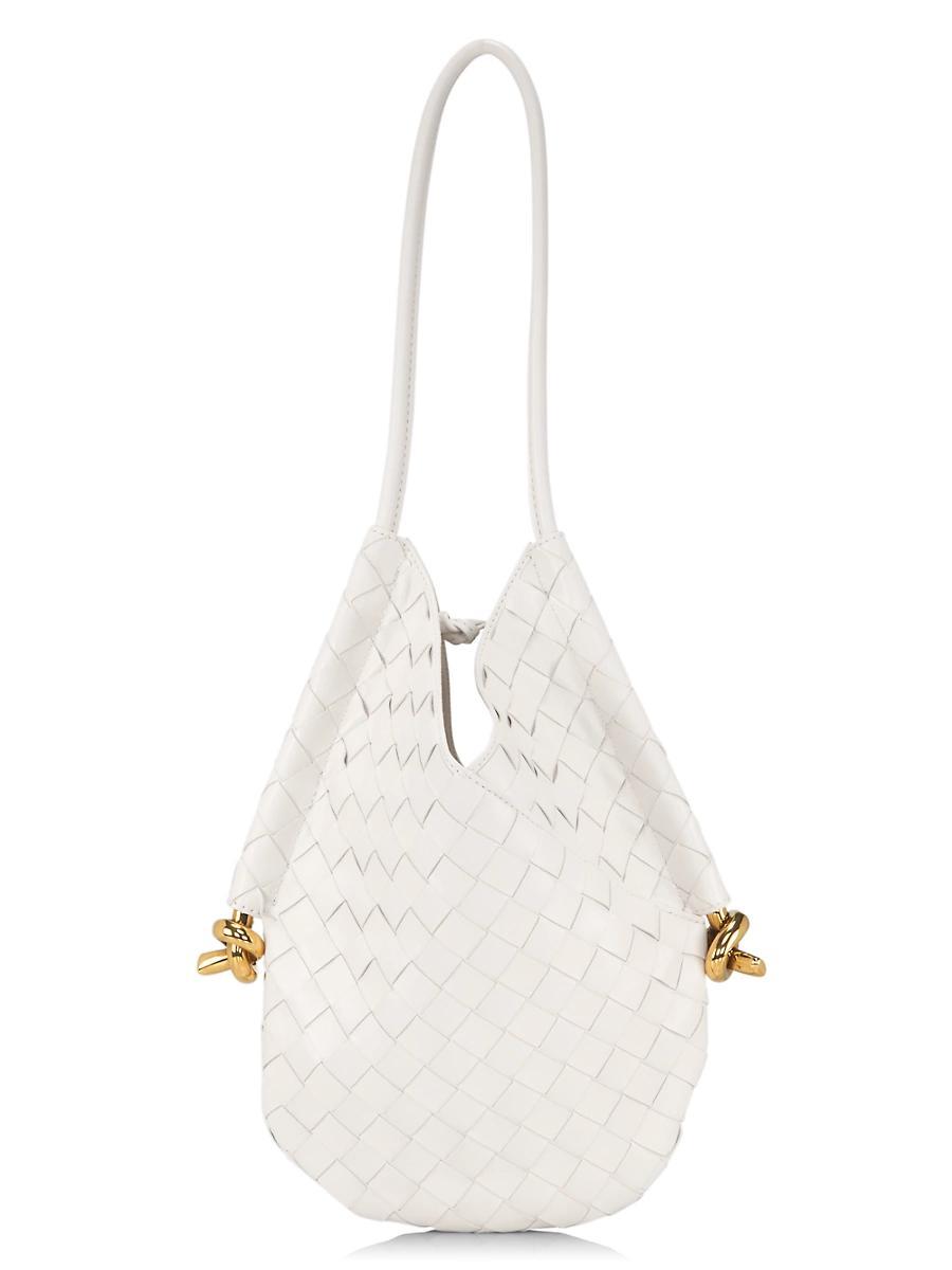 Womens Solstice Small Intrecciato Leather Shoulder Bag Product Image