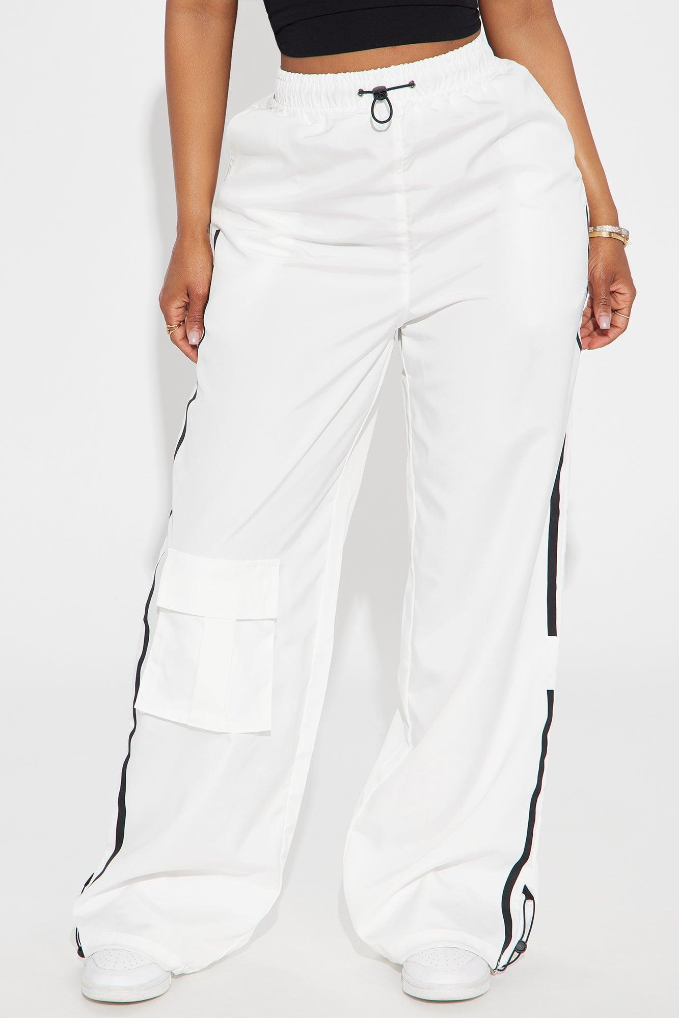 Certified Trackstar Windbreaker Track Pant - White Product Image