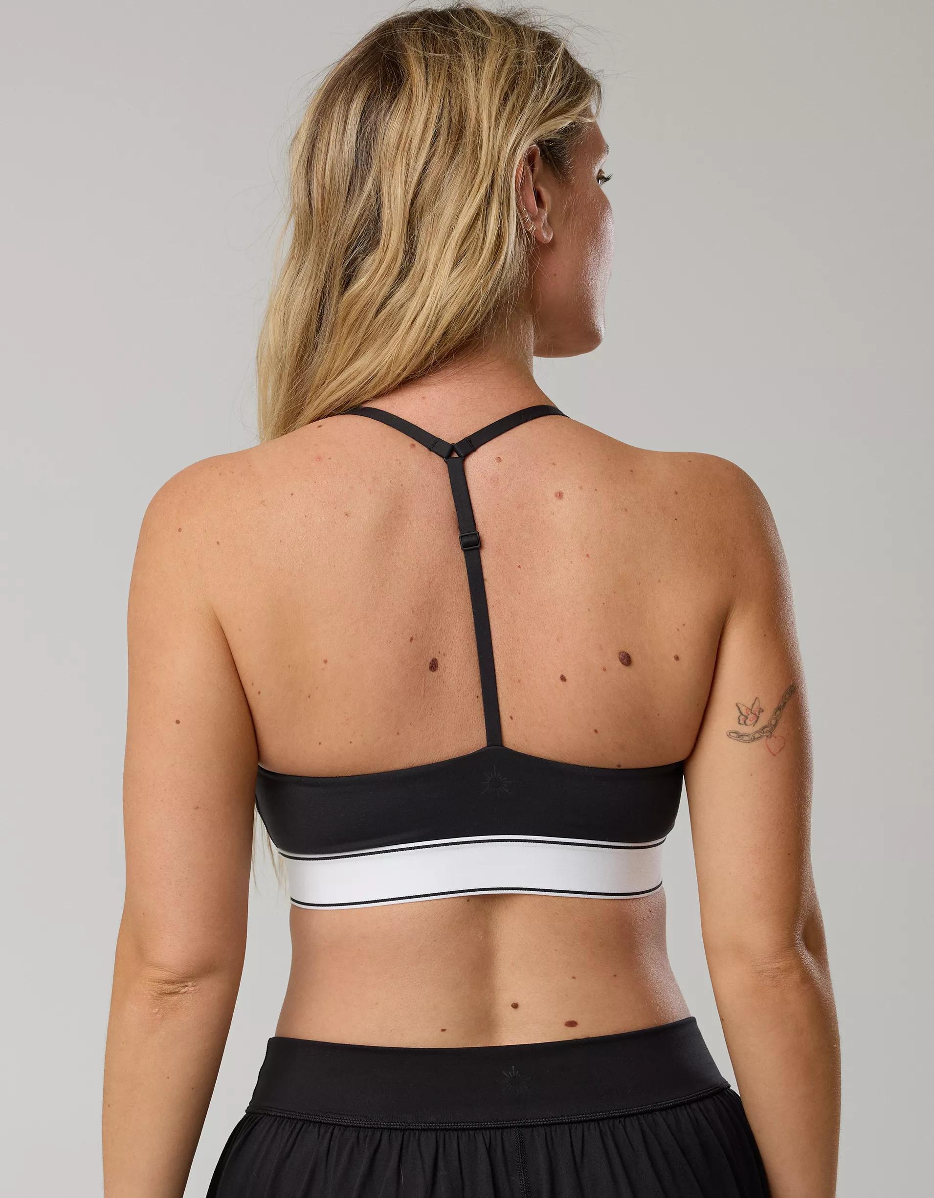 OFFLINE By Aerie The Hugger Logo Elastic Sports Bra Product Image